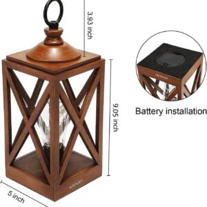 Vintage Battery Powered Table Lamp